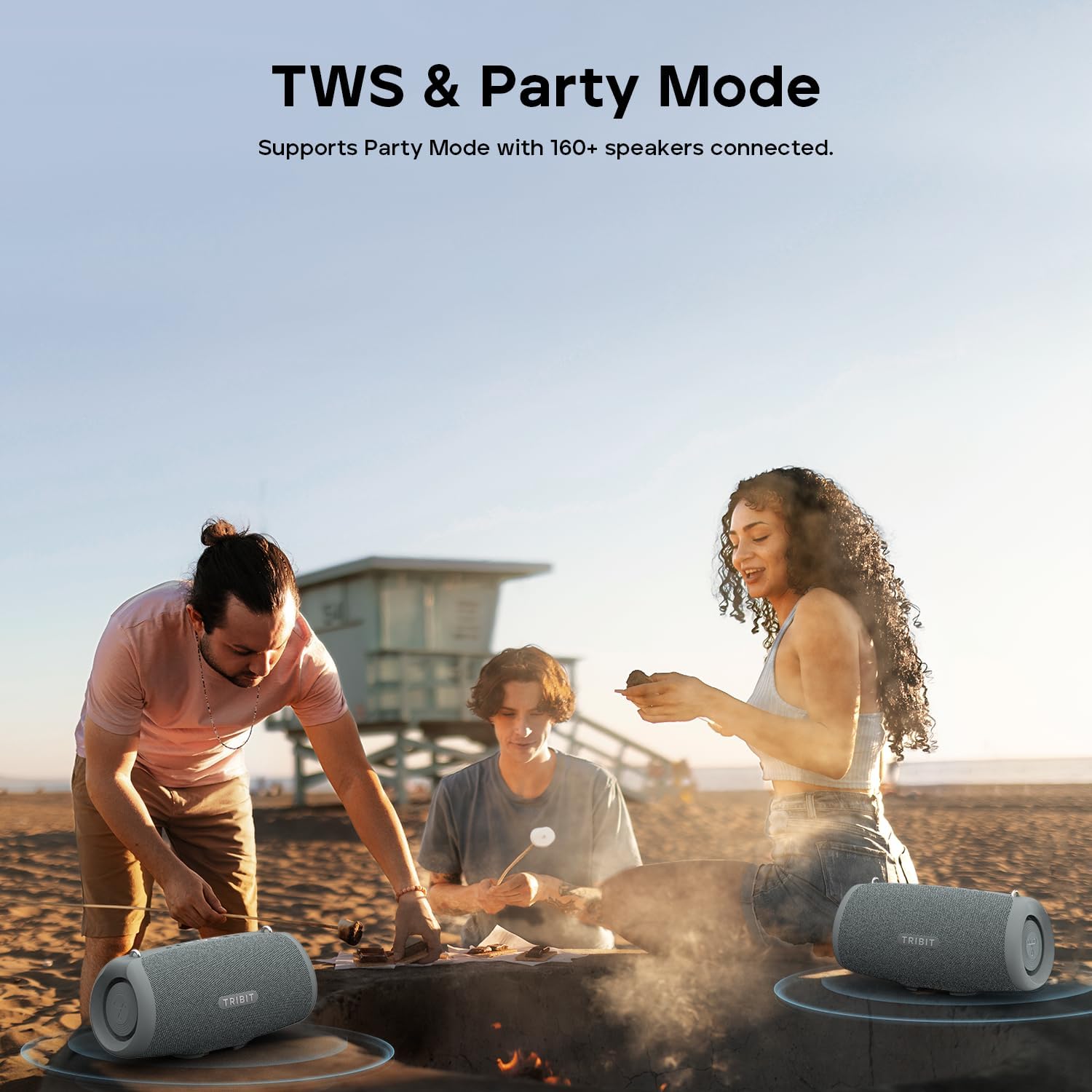 TRIBIT StormBox Lava Portable Bluetooth Speaker