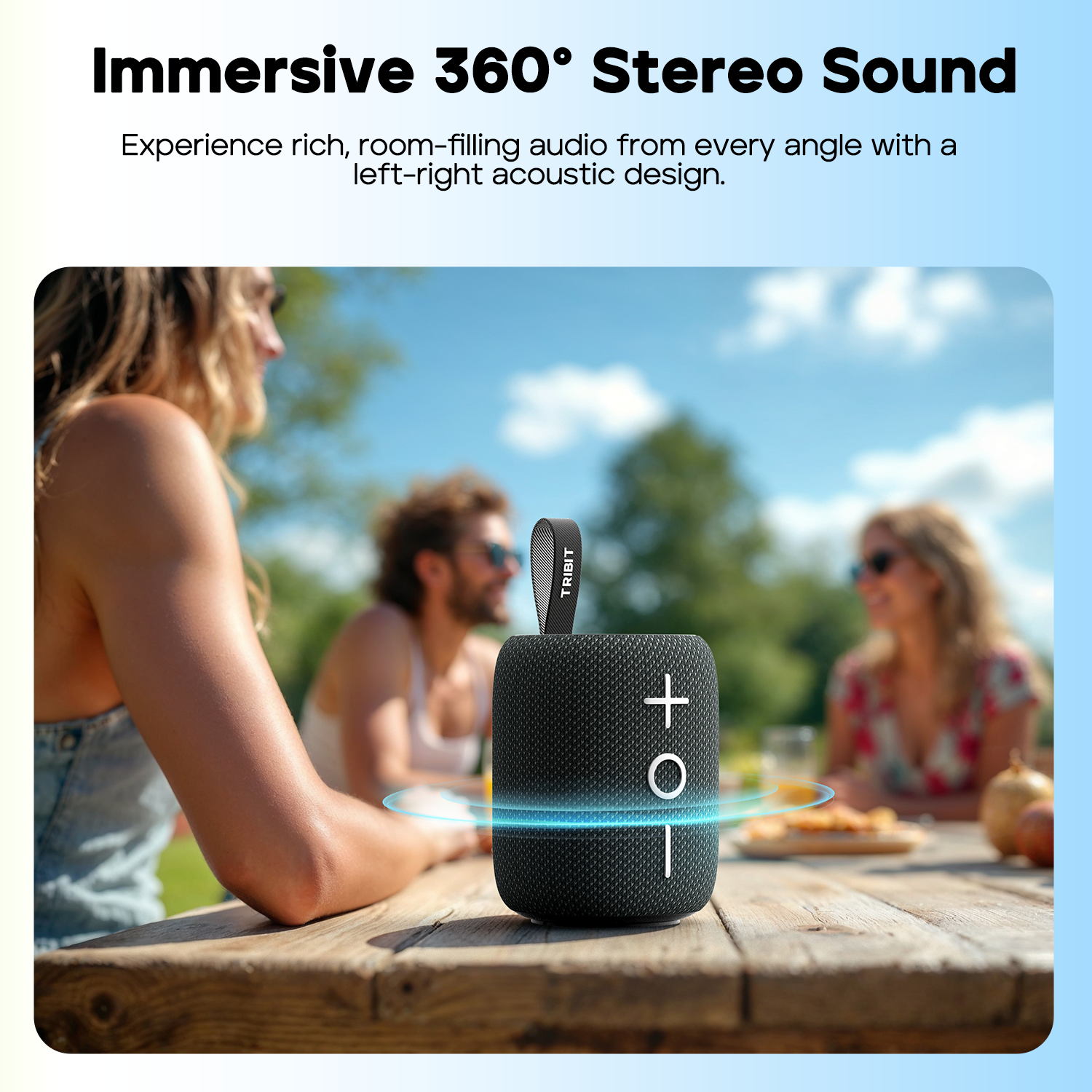 TRIBIT StormBox Mini+ Portable Bluetooth Speaker