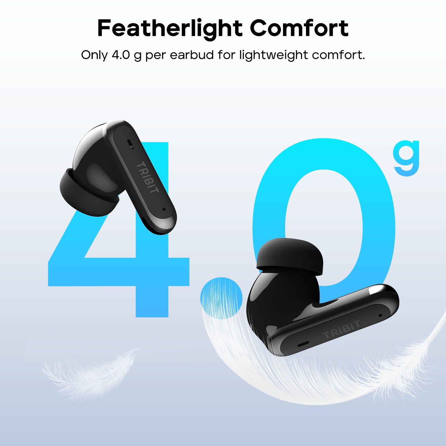TRIBIT FlyBuds C3 Hybrid ANC True Wireless Earbuds