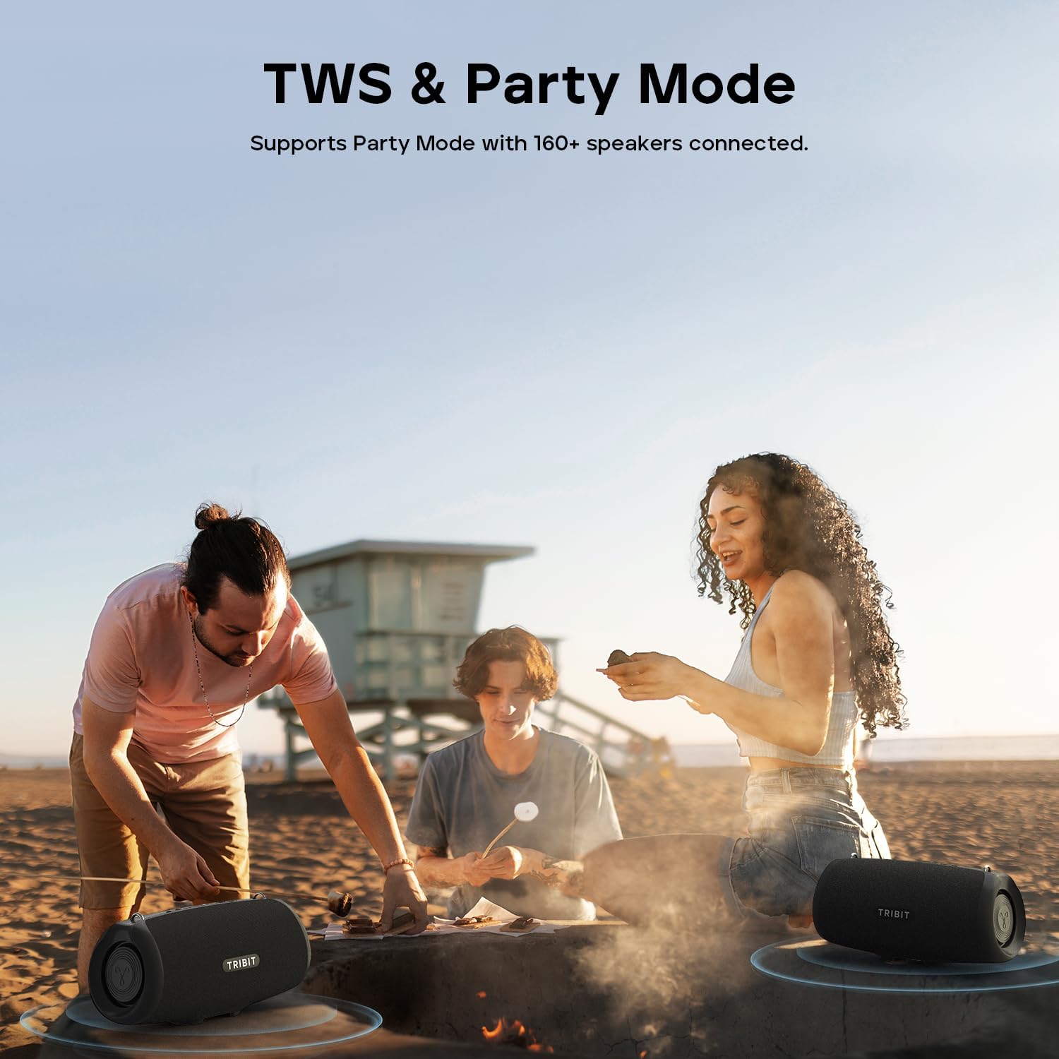 TRIBIT StormBox Lava Portable Bluetooth Speaker