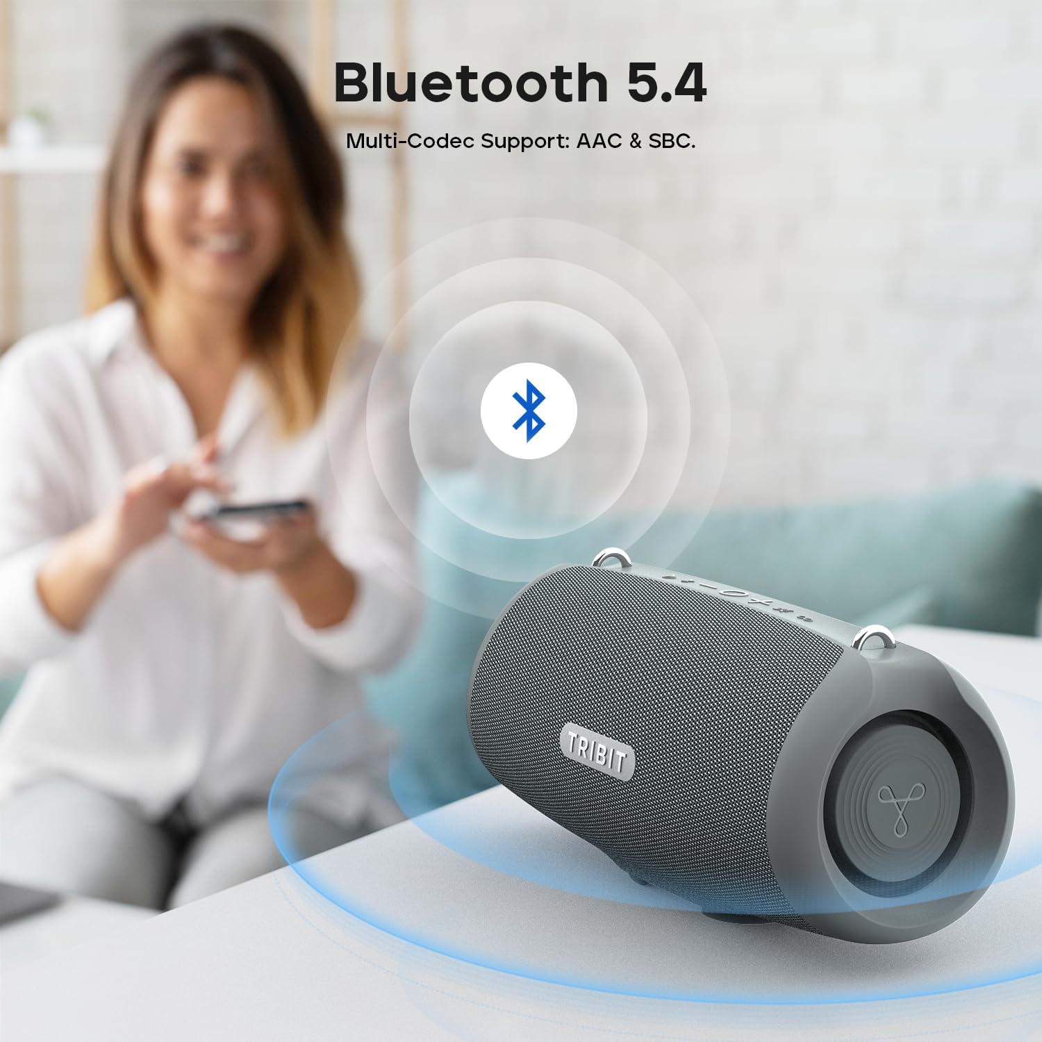 TRIBIT StormBox Lava Portable Bluetooth Speaker