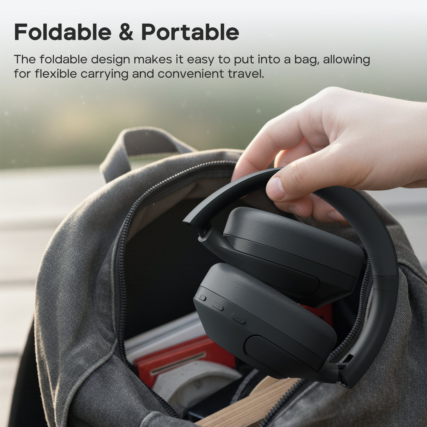 TRIBIT QuietPlus 81 Over-Ear Headphones