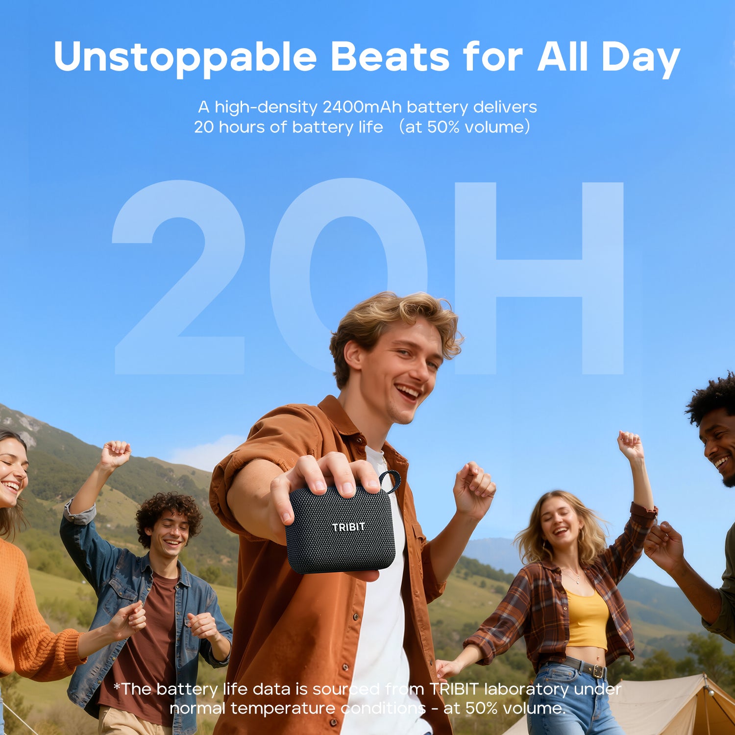 TRIBIT PocketGo Portable Bluetooth Speaker